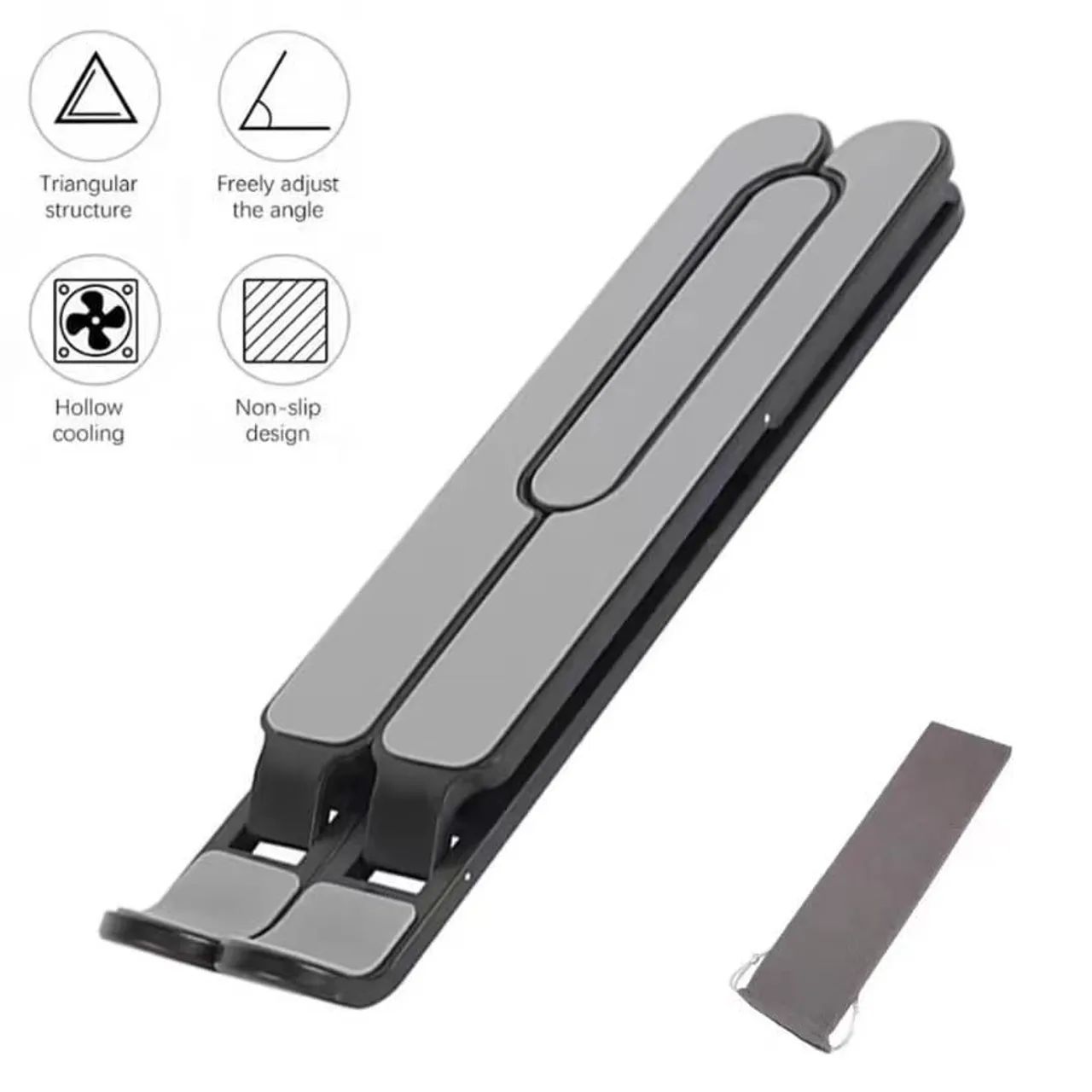 Suporte para Notebook dobrável em Alumínio - Foto 3