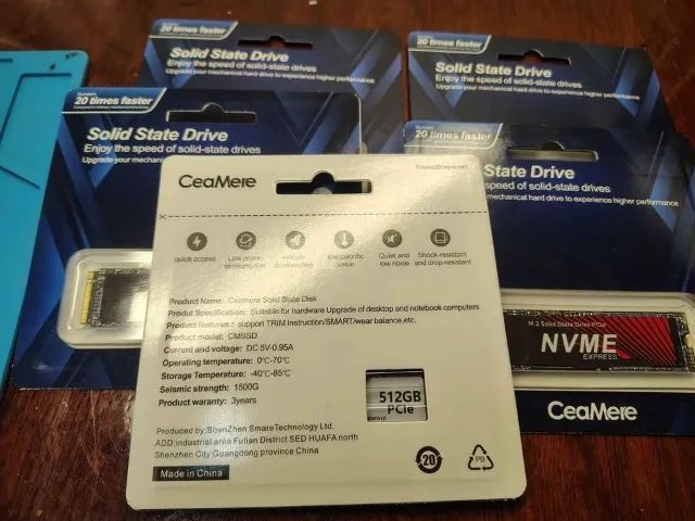 Nvme M.2 3x4gen 512gb (Novo) Ac/Cartão Só Venda - Foto 3