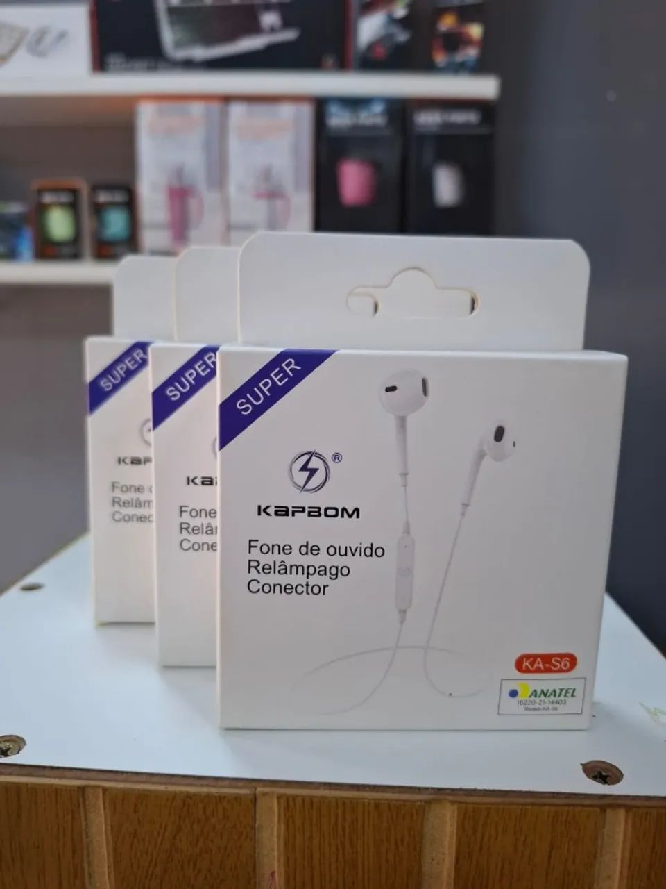 Fone de Ouvido Kapbom KA-S6 Bluetooth 
