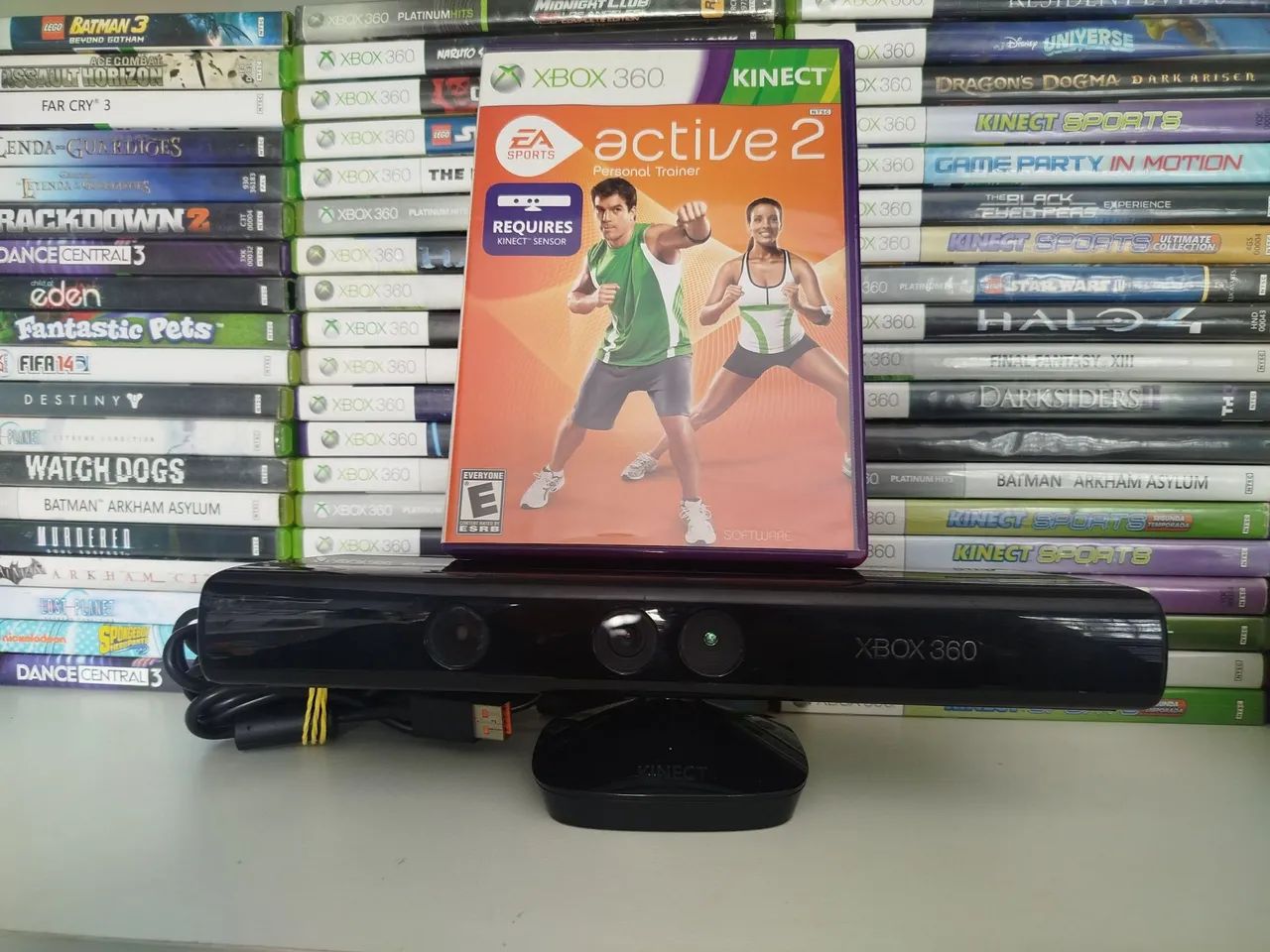 KINECT PARA XBOX 360 + JOGO.
