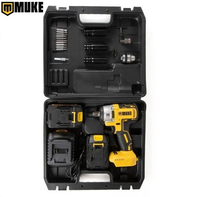 CHAVE DE IMPACTO 21V 380NM BRUSHLESS COM 2 BATERIAS 3000MAH, KIT 15 ACESSÓRIOS E MALETA - Foto 3