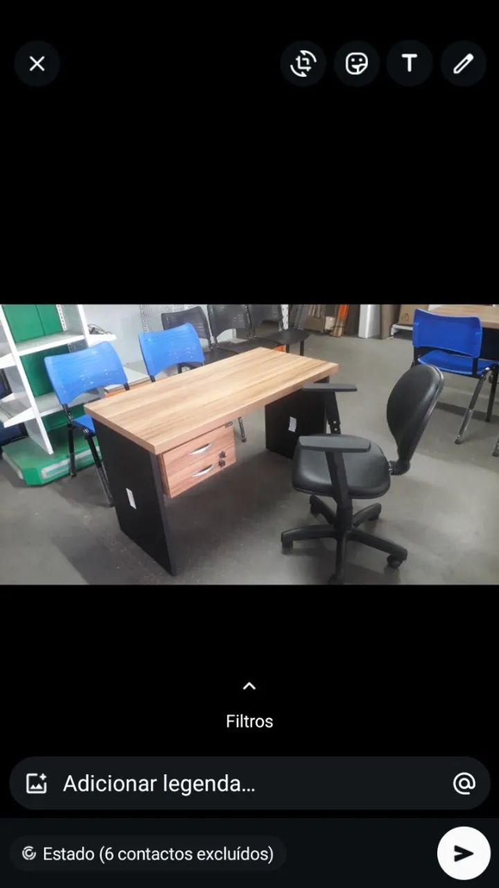 MESAS ESCRITORIO E REUNIAO E NA CENTERACO * - Foto 2