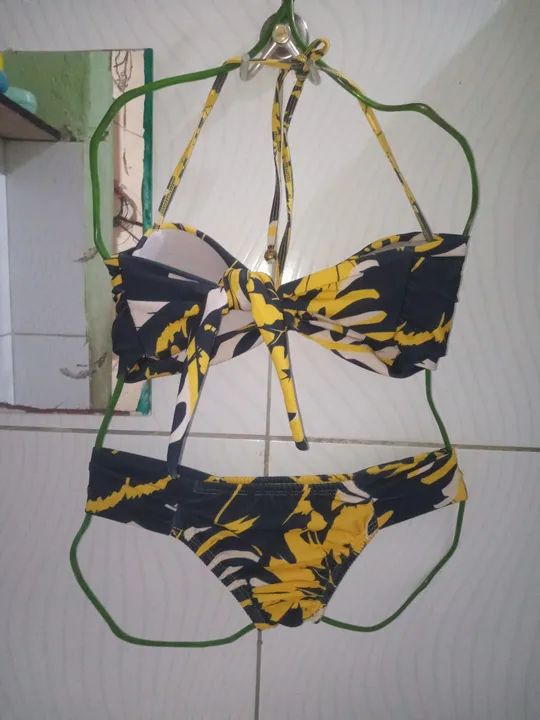 Biquíni Estampado Feminino M - Foto 4