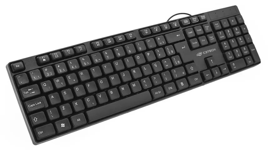 TECLADO USB MULTIMÍDIA C3TECH KB-M10BK ABNT264312830554371122