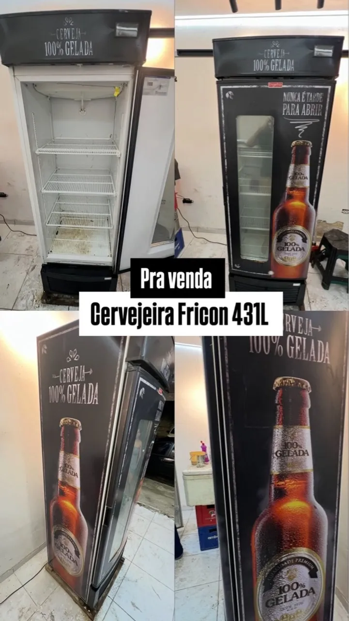 Cervejeira Fricon 431L - Cerveja 100% Gelada