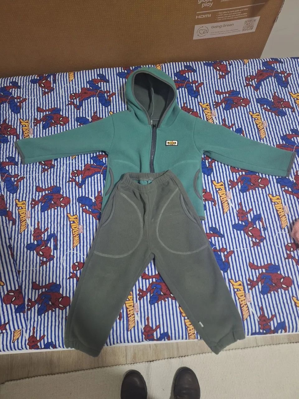 Conjunto sofit Infantil Verde - Foto 3