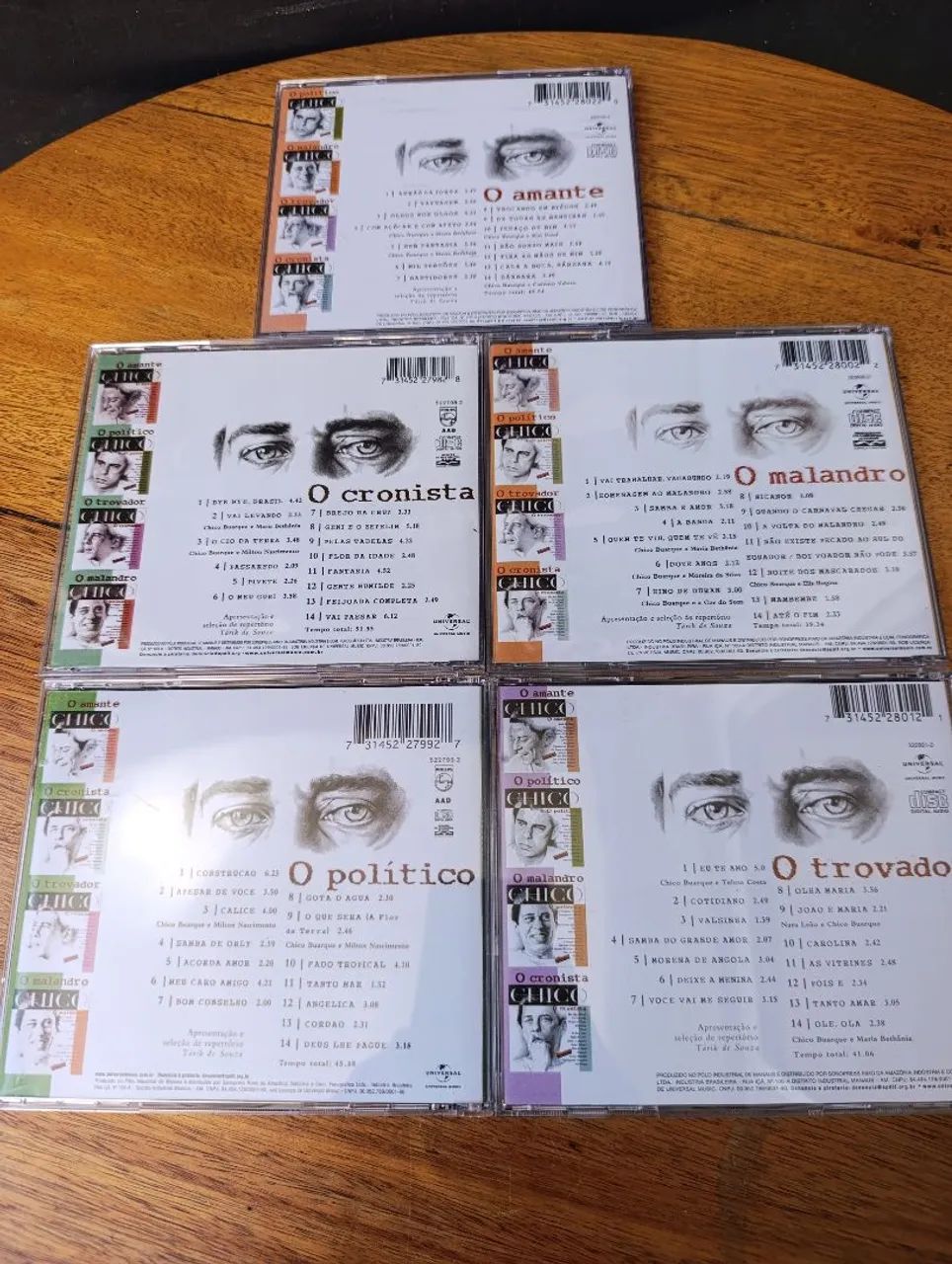Coleção 5 CDs Chico Buarque - 50 Anos - Foto 2