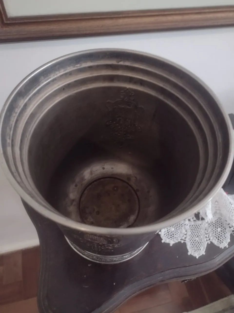 Champanheira em aço inox antiga (década de 70) - Foto 5