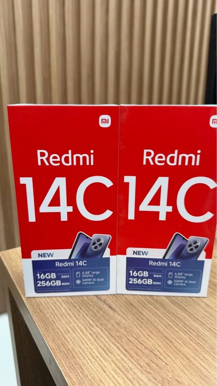Xiaomi Redmi 14C 4G 256 gigas com 8GB Ram 