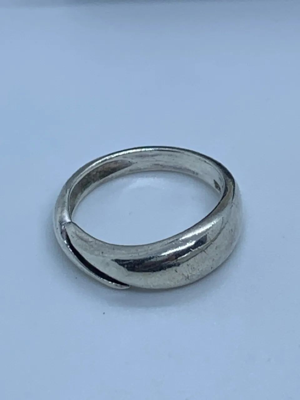 Anel de prata 925 com lindo design - Foto 2