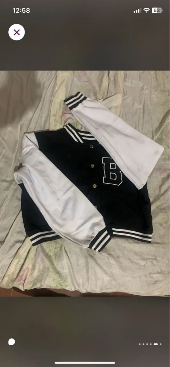 combo de roupas!Conjunto de Cropped e Saia Branca em Renda - Foto 4