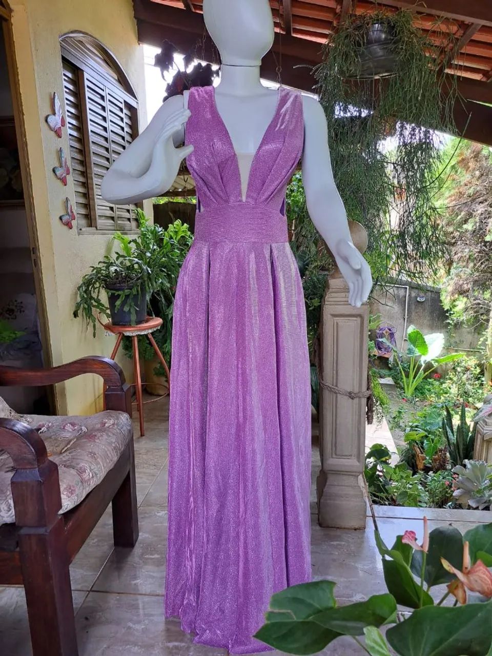 Vestido longo para madrinha, ou festas