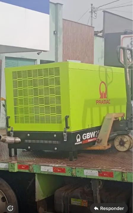 GERADOR 25 KVA trifásico diesel semi-novo . 