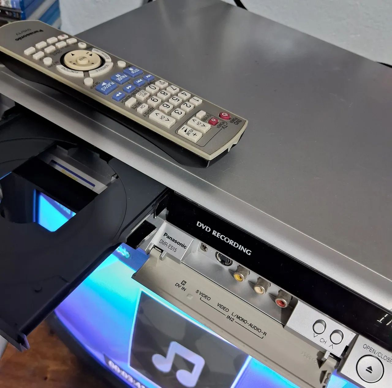 Aparelho Dvd Gravador Panasonic DMR ES15 - Foto 5