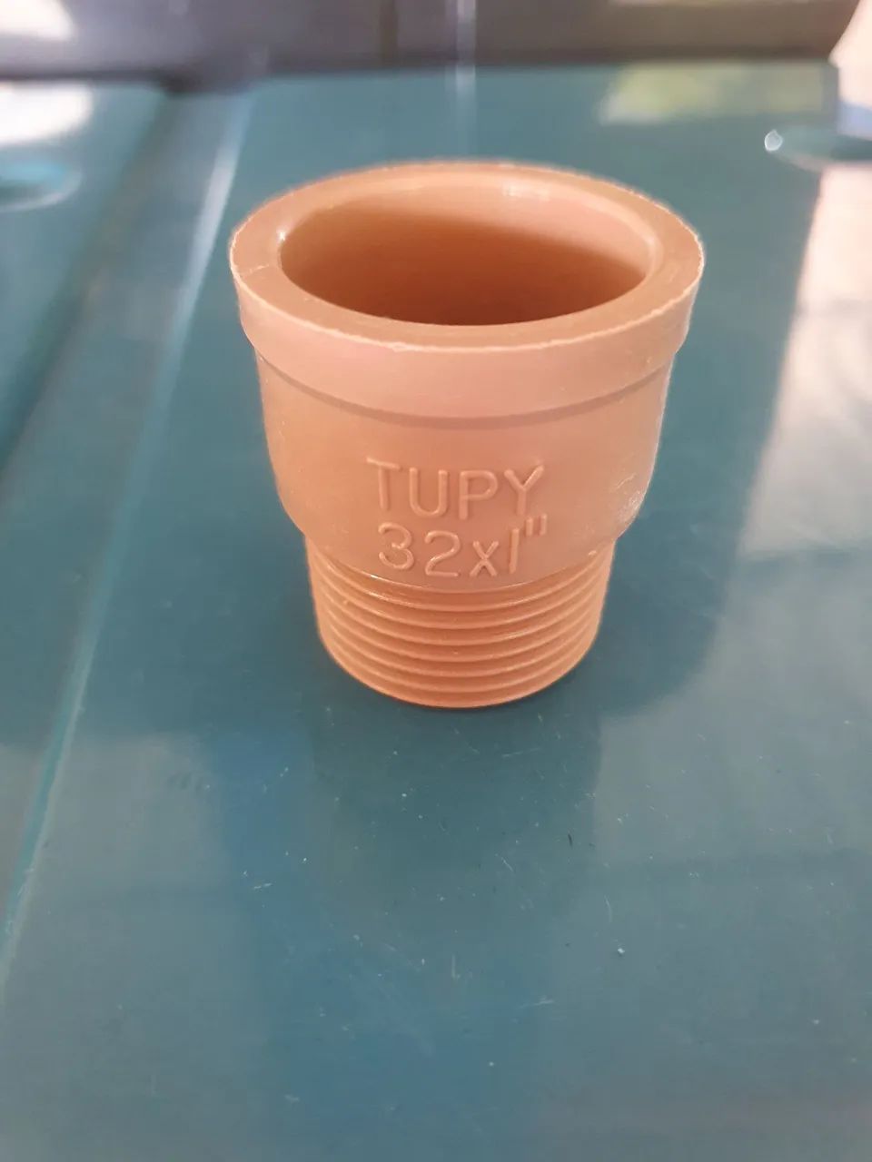 3 adaptador pvc marrom 32mm X 1"