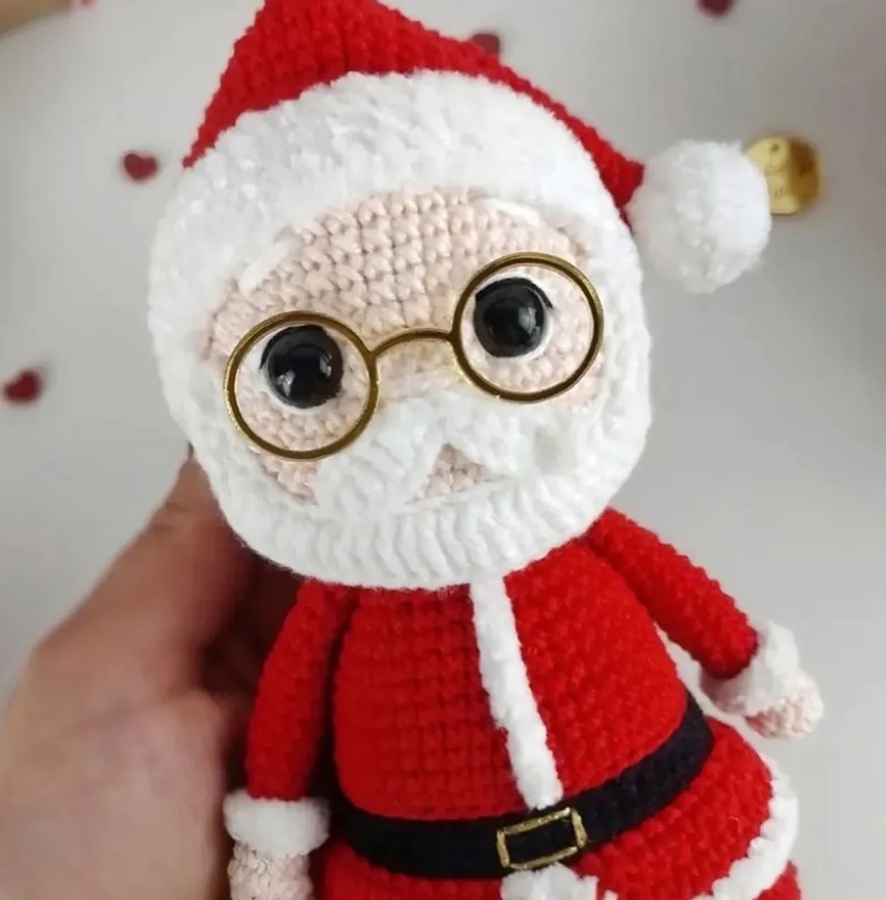 Papai Noel Grinch Rena Florinda Feito à Mão Natal Amigurumi Crochê - Foto 2