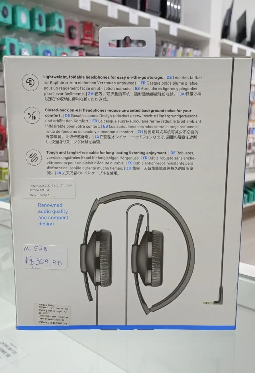 Headphone Fone Sennheiser HD100  - Foto 2