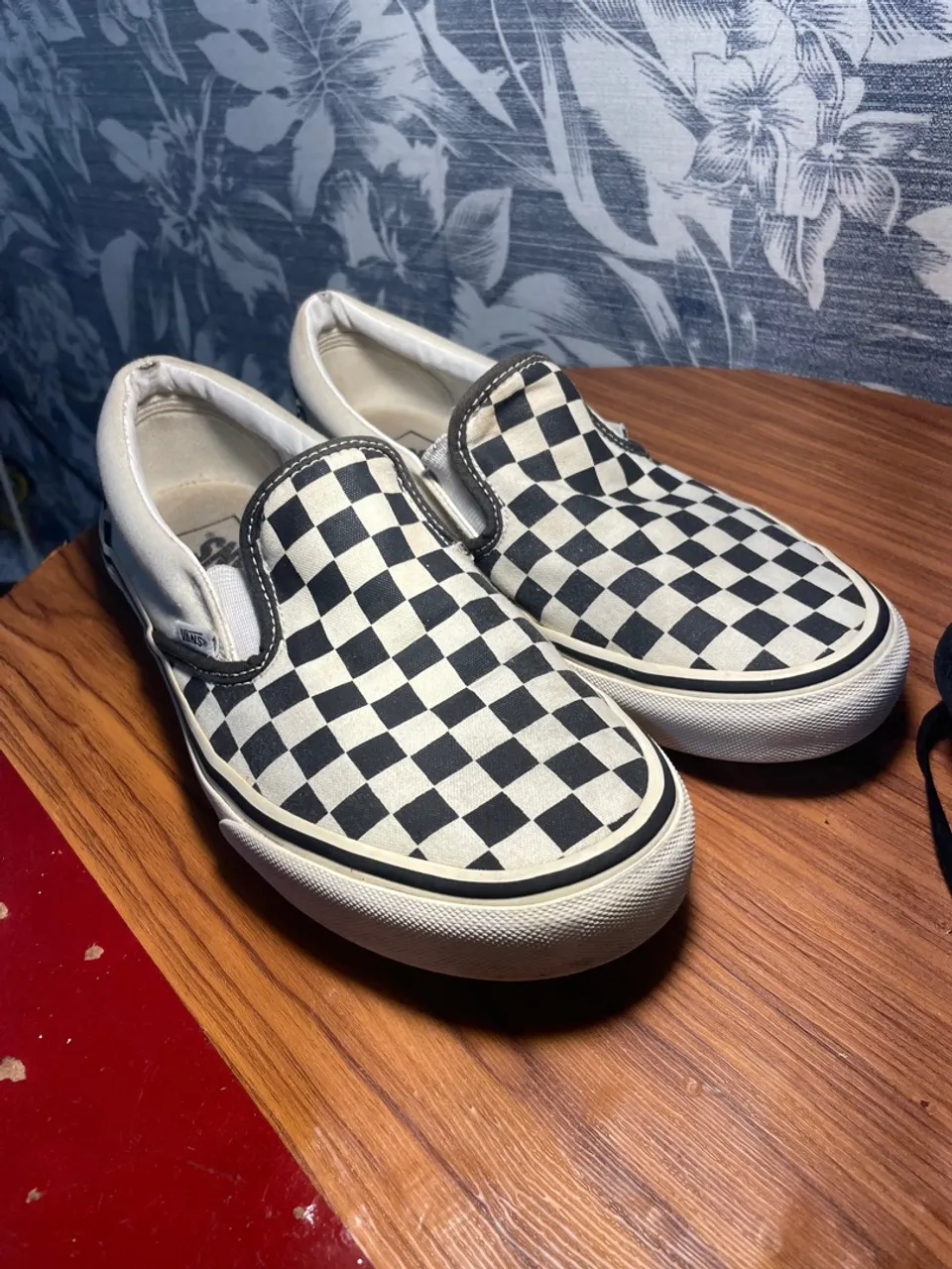 Tênis Vans xadrez Slip-On original n39