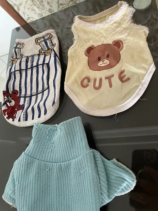 Roupinhas para pet camisa cachorro gato roupa  - Foto 3