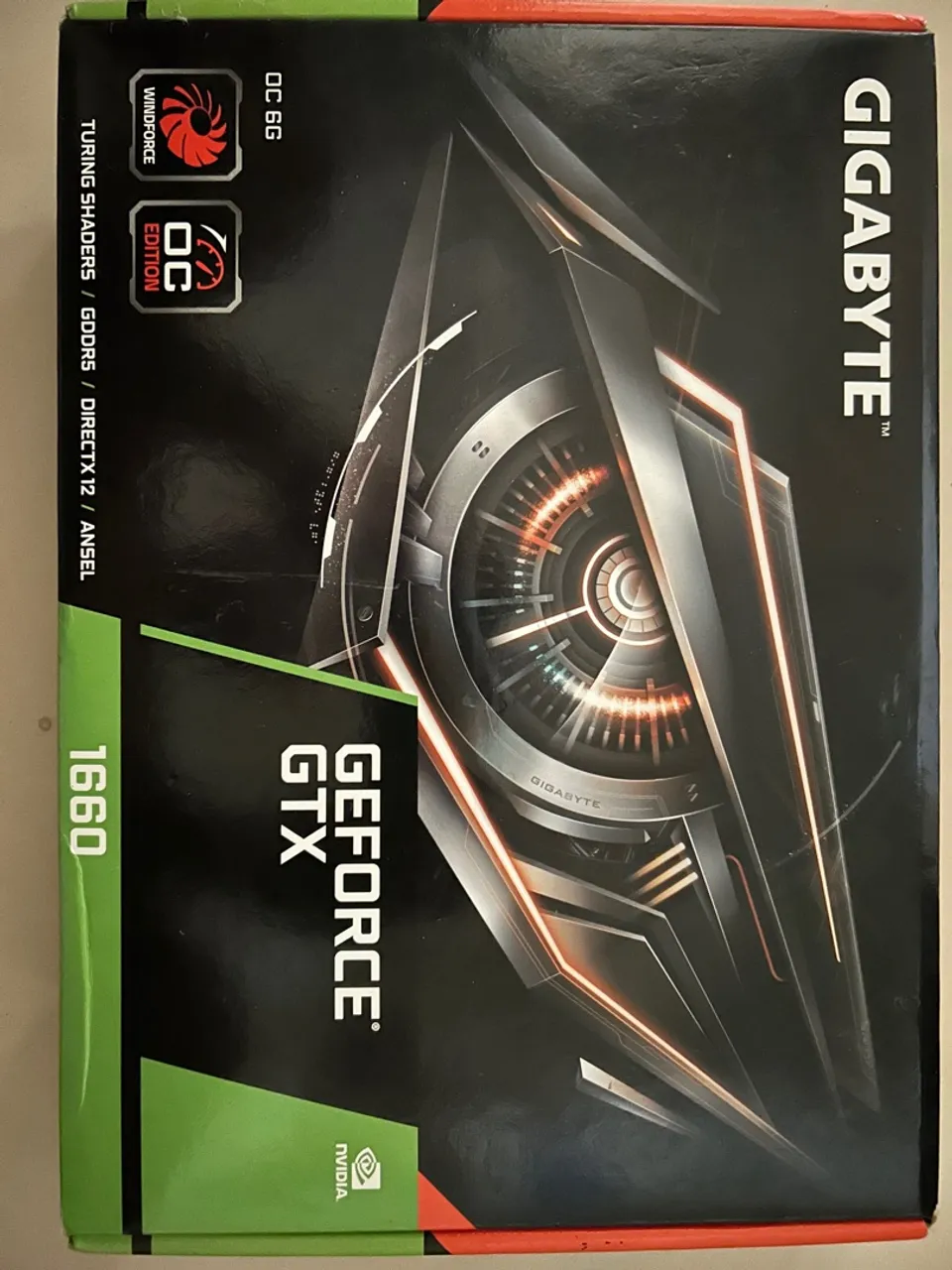 Placa de Vídeo Gigabyte GeForce GTX 1660 OC 6G