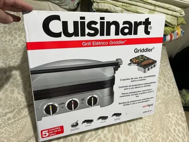 Grill Elétrico Cuisinart Griddler 110v - 5 Funções