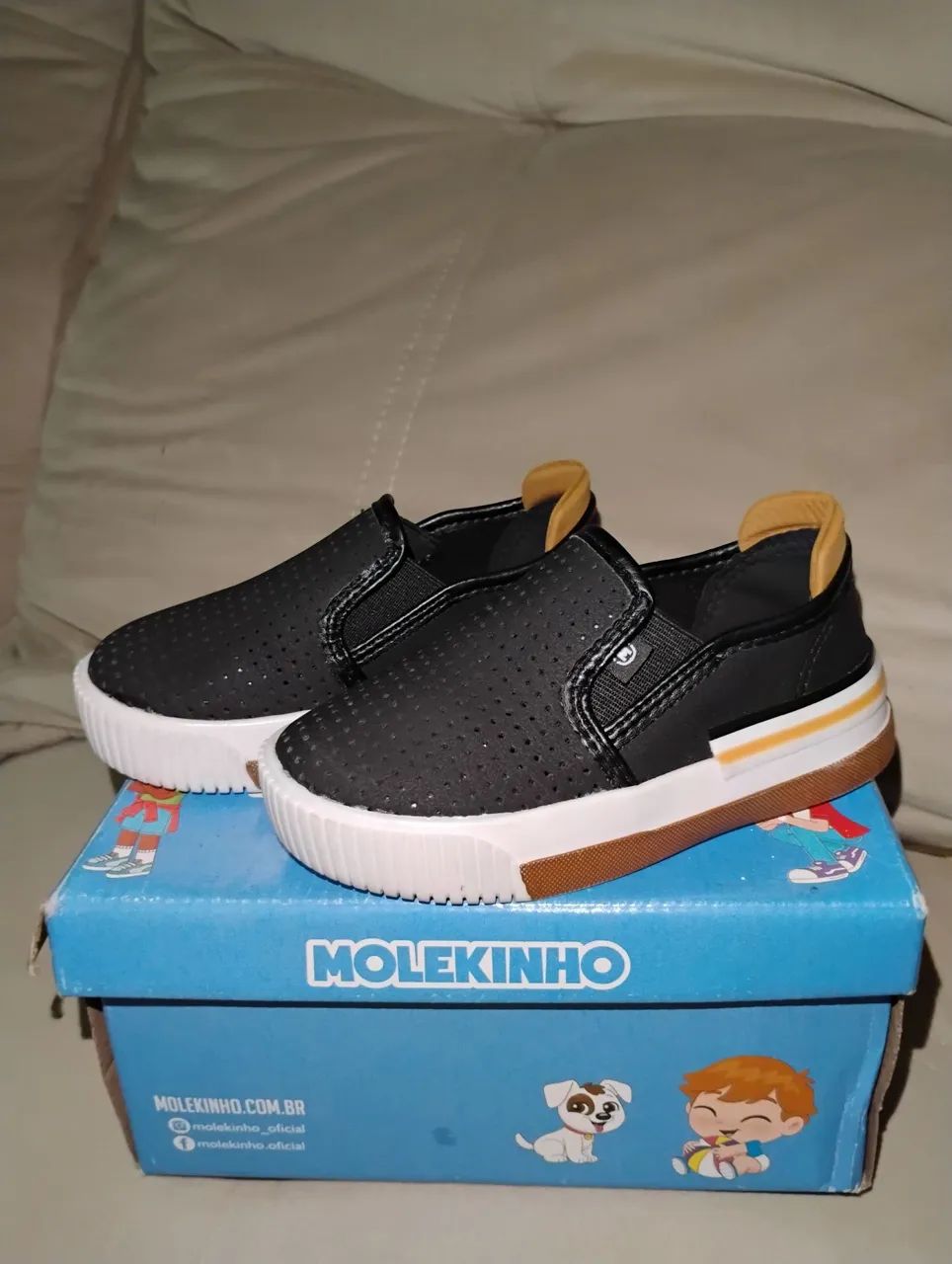 Tênis infantil semi novo masculino Molekinho - Foto 2