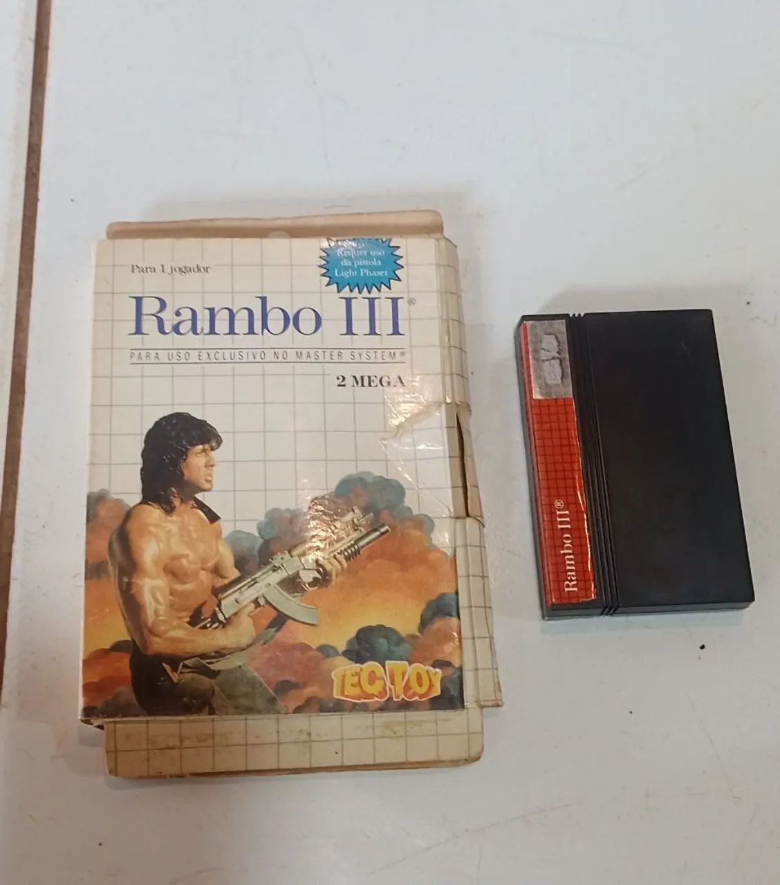 Rambo III - Master System com caixa
