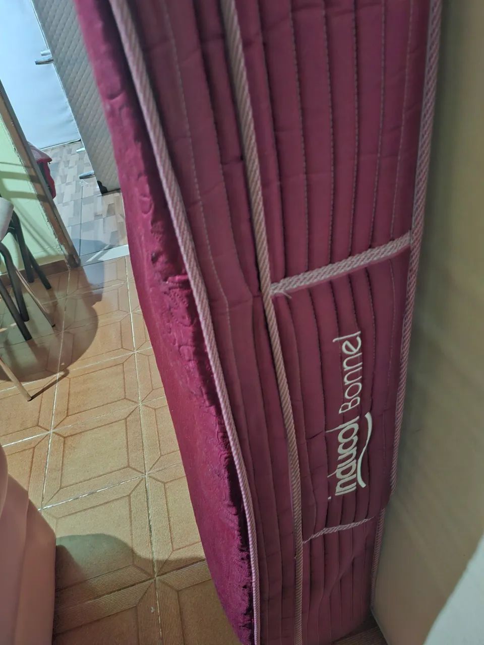 Box e colchão casal molas ensacadas inducol bonnel - Foto 6