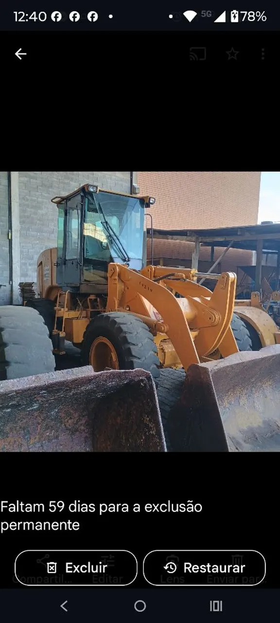 Pá carregadeira Caterpillar 924