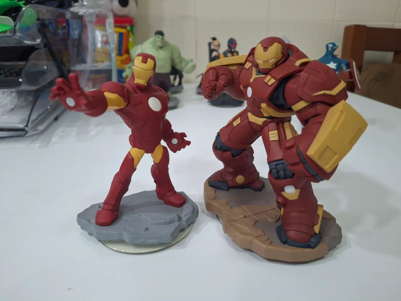 Kit 2 personagens Disney Infinity- Iron Man e Hulkbuster 