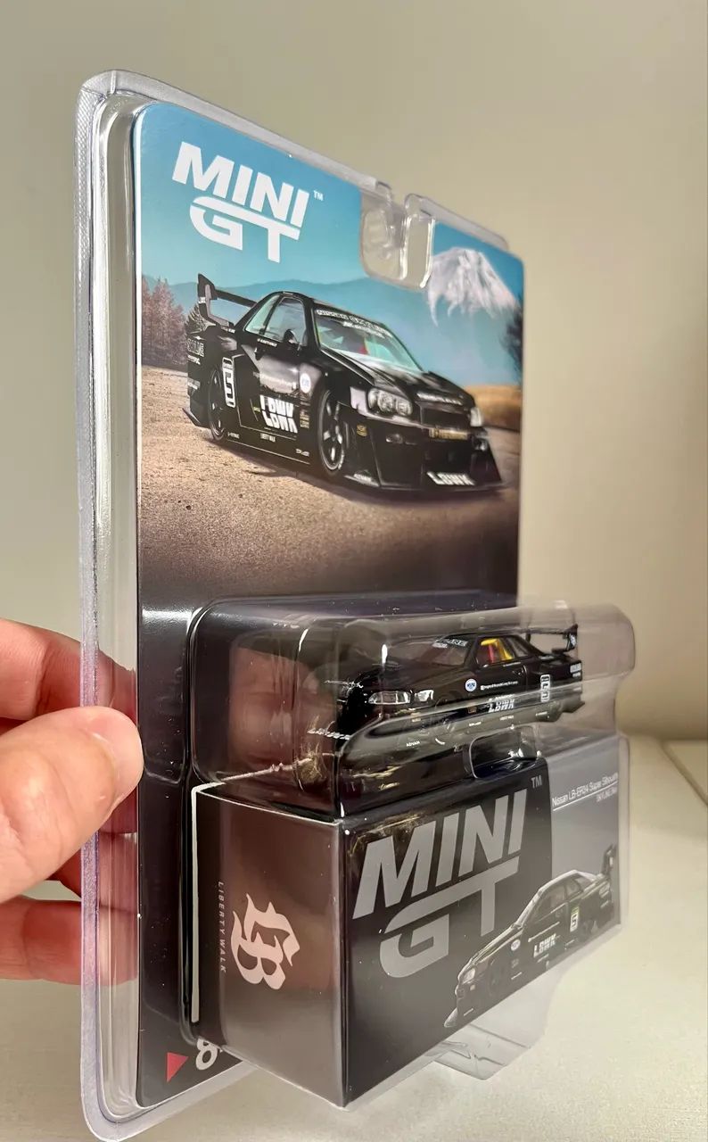 MINI GT Nissan LB-ER34 BLACKTUNER様 MINI GT Nissan LB-ER34