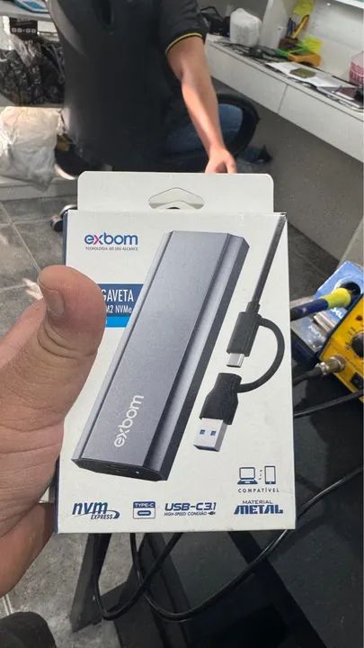 Case para  ssd nvme exboom