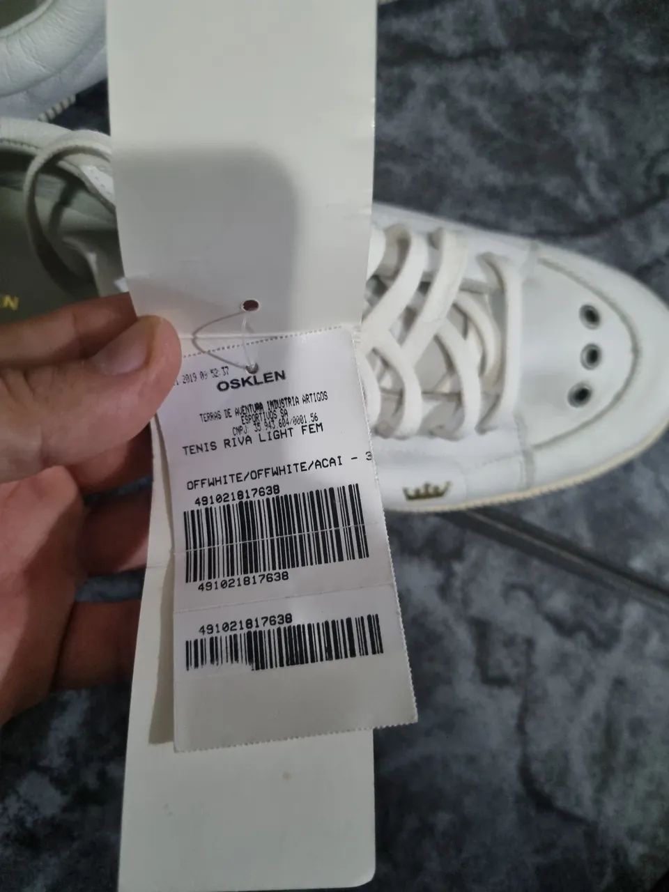 Tênis Osklen Riva Light Branco 260,00 - Foto 4