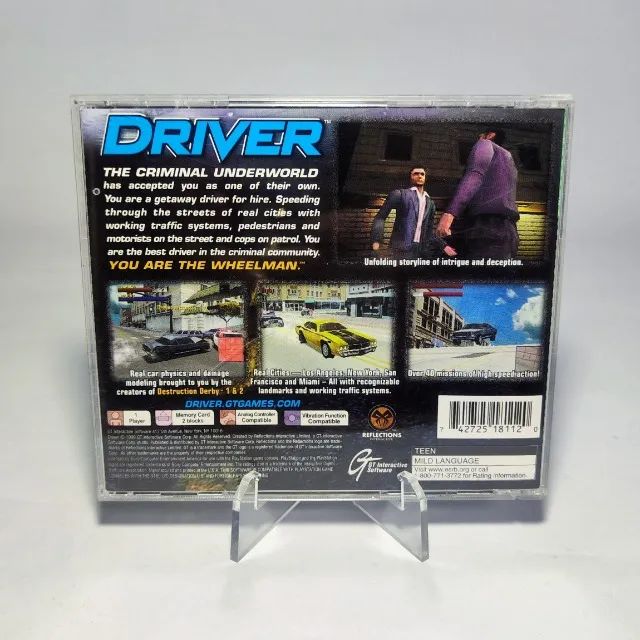 [ORIGINAL] Driver - Playstation 1 (PS1/PSone) - Foto 2