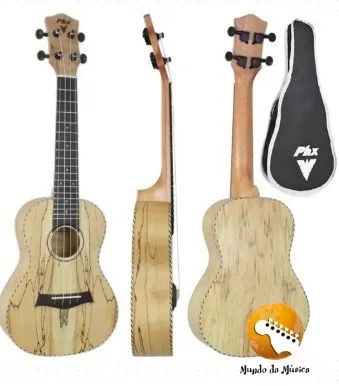 Ukulele Acústico Concerto UKP-245 Rotthen Maple PHX Profissional Com Capa