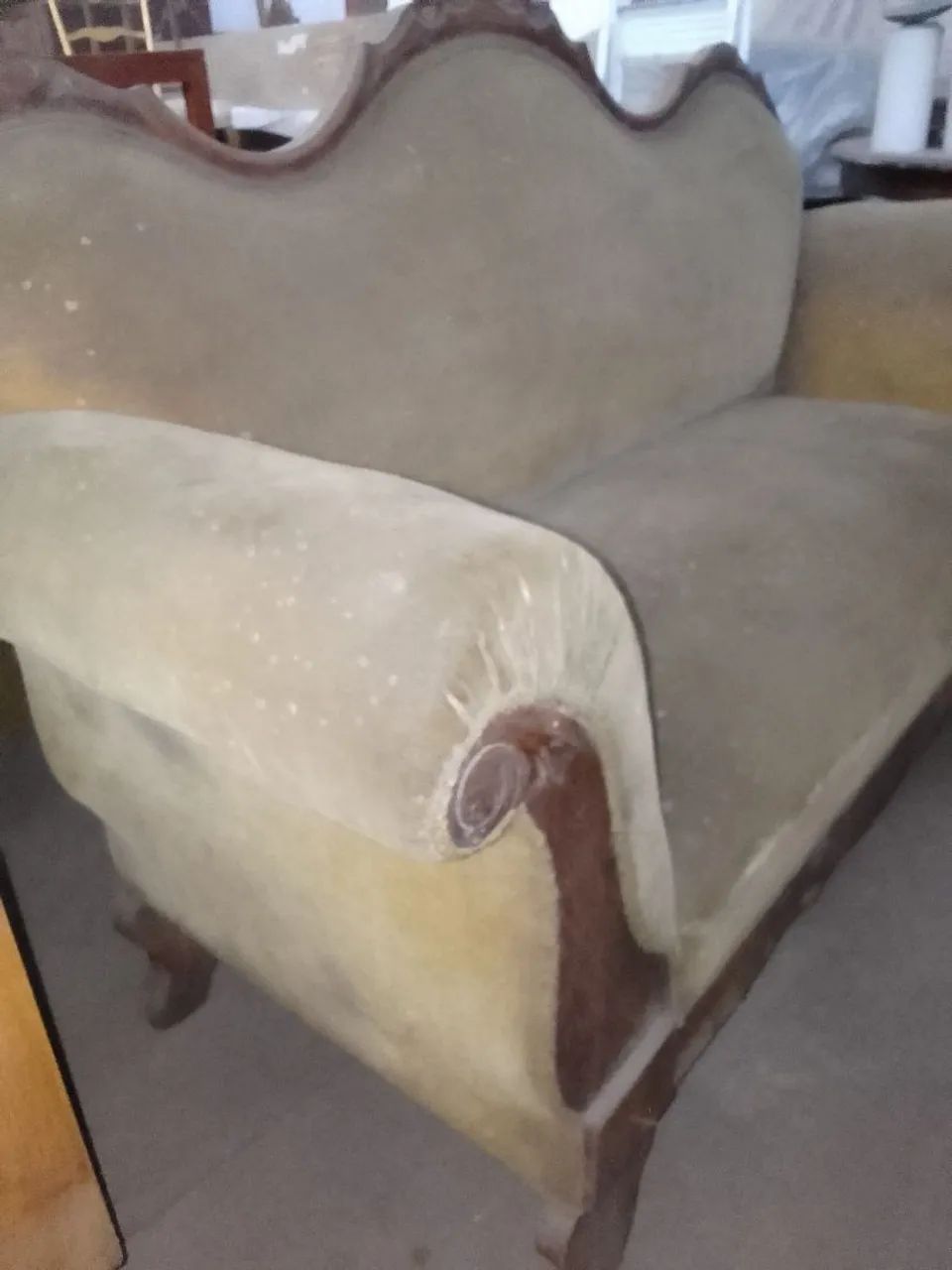 Antigo sofá alemão anos 50 - Foto 5