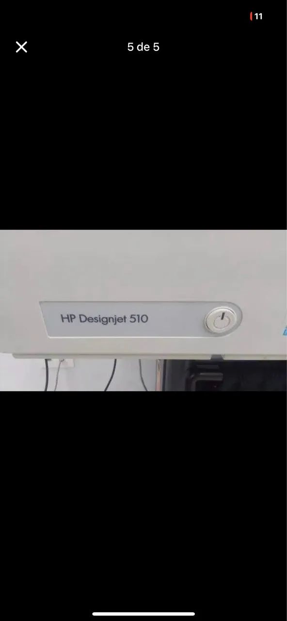 PLOTTER HP 510 MONOCROMÁTICA  2 CABEÇAS NOVA. 