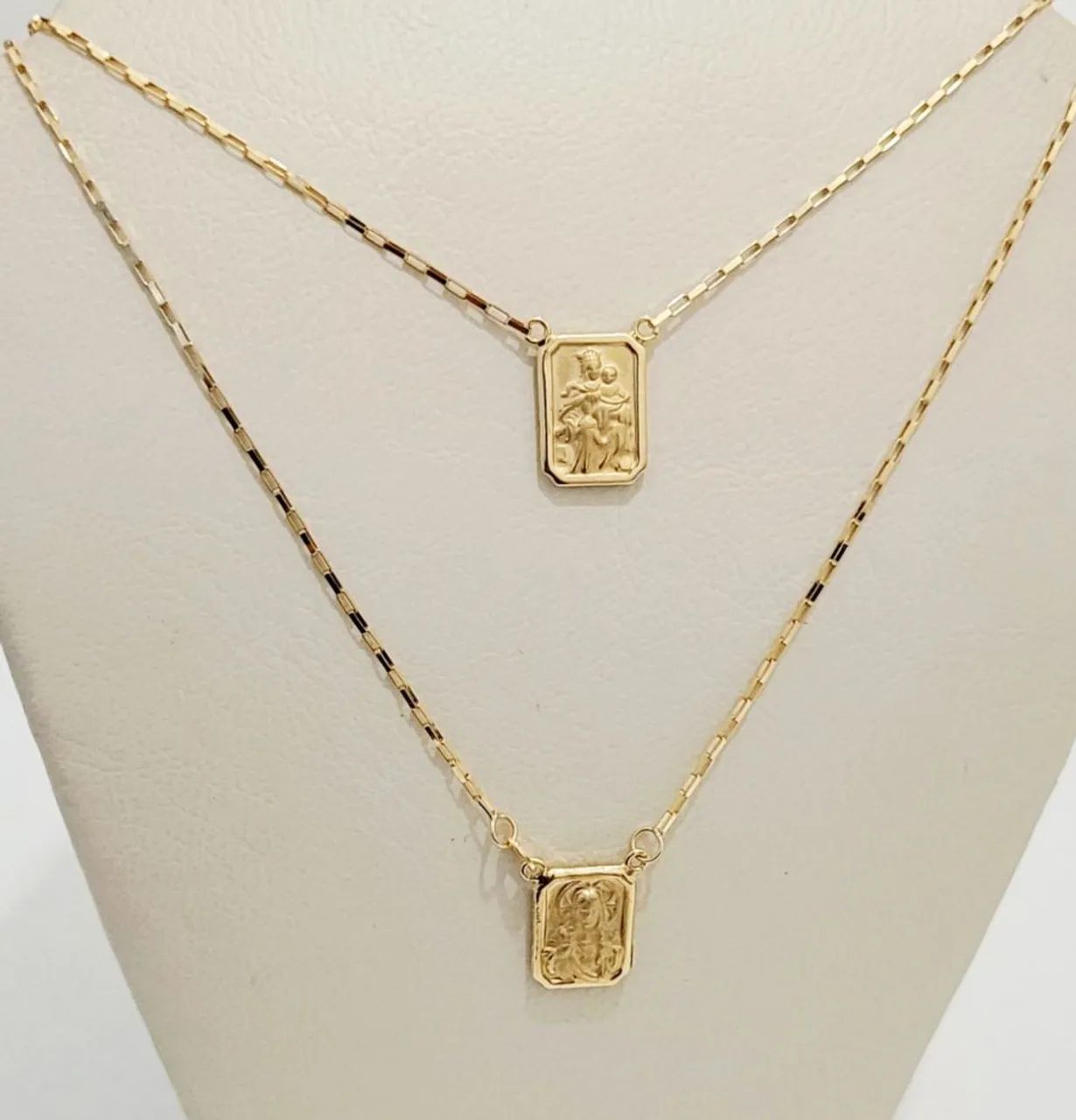  Ouro 18k Escapulário top 