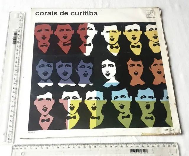 LP Disco Vinil - Corais de Curitiba - Regente Mário Garau - Anos 60 - Foto 4