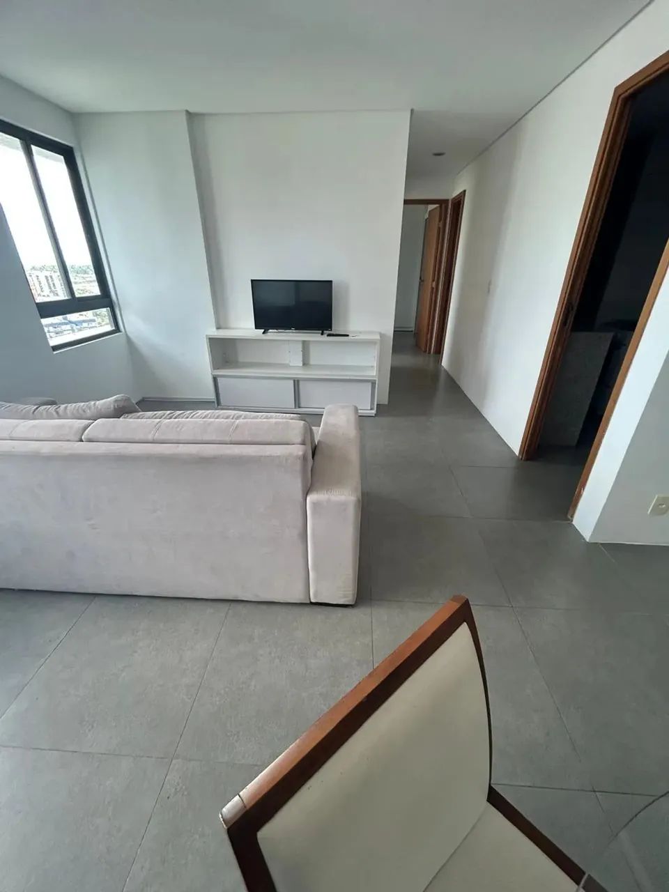 Em Setubal, Mobiliado, 58m² 2 quartos sendo 1 suíte, Vista Livre, ventilado, 200m da Praia - Foto 3