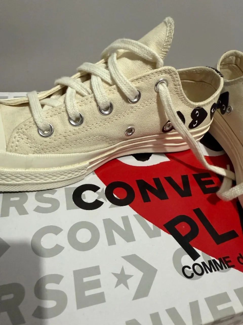 Converse All Star + Comme des Garçons Tamanho 34 - Foto 3