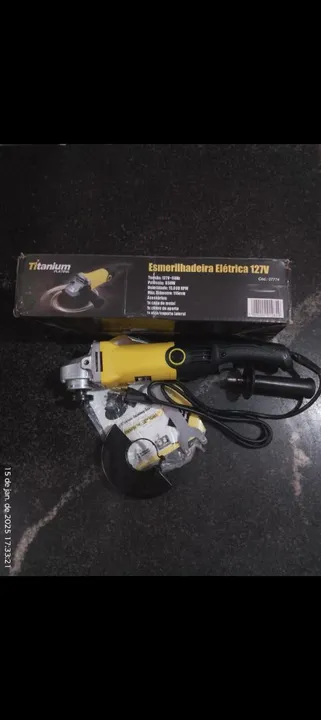 Esmerilhadeira Elétrica Titanium 127V - Nova Apenas 200.00 Reais