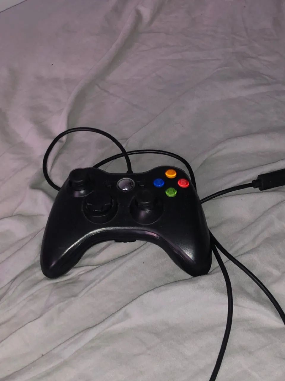 Controle Xbox 360 com cabo 