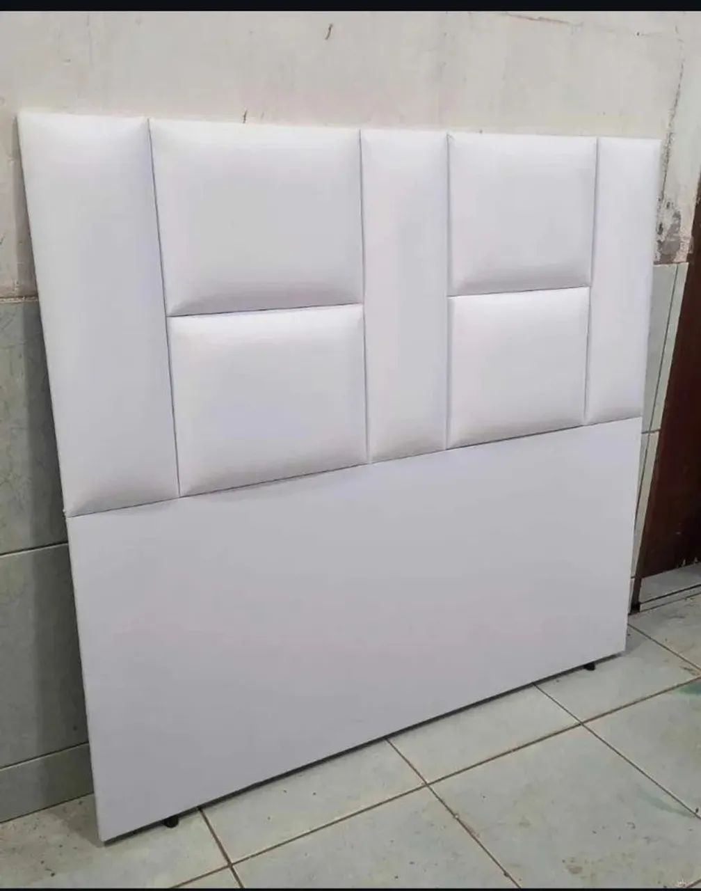 Cabeceira top de linha um otimo acolchoado  e um acabamento impecável  . Cuida  - Foto 2
