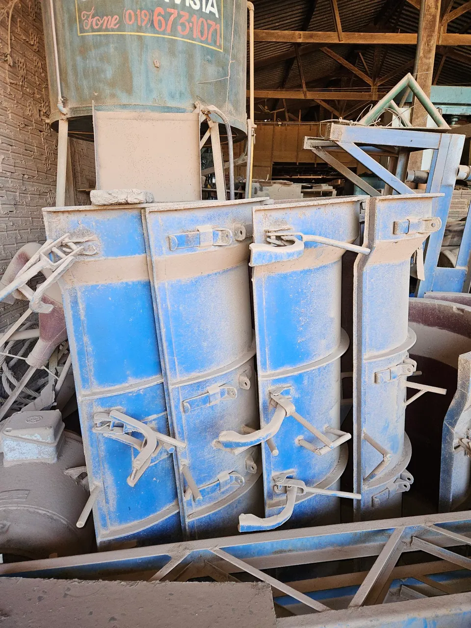 Formas para fabricação de tubos de concreto