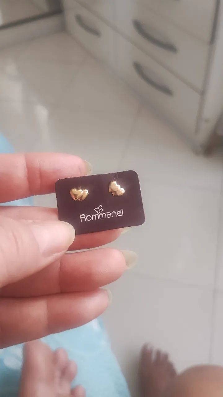 Lindo brinco Rommanel -Novo - Foto 4