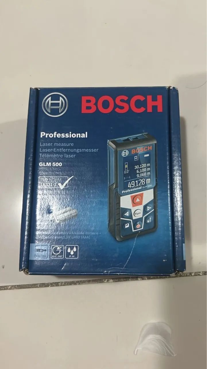 Trena original a Laser Bosch GLM 500 - Profissional- Novo - Foto 2