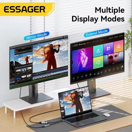 Essager adaptador usb tipo c para Hdmi  - Foto 3