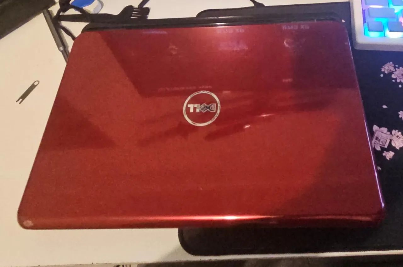 Notebook Dell Vermelho ler descrição 