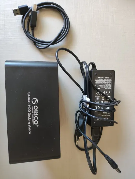 Dock Station Orico SATA 3.0 HDD com Fonte e Cabo USB